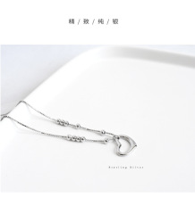 925 pure silver factory original design love anklet national ethos female general anklet jewelry