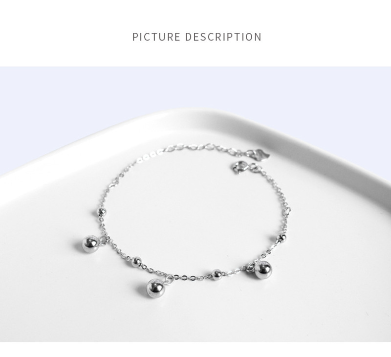 925 pure silver factory original design size of light beads national ethos female general anklet jewelry