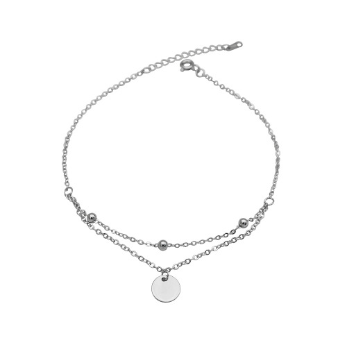 925 sterling silver factory original design round brand national ethos female general anklet jewelry