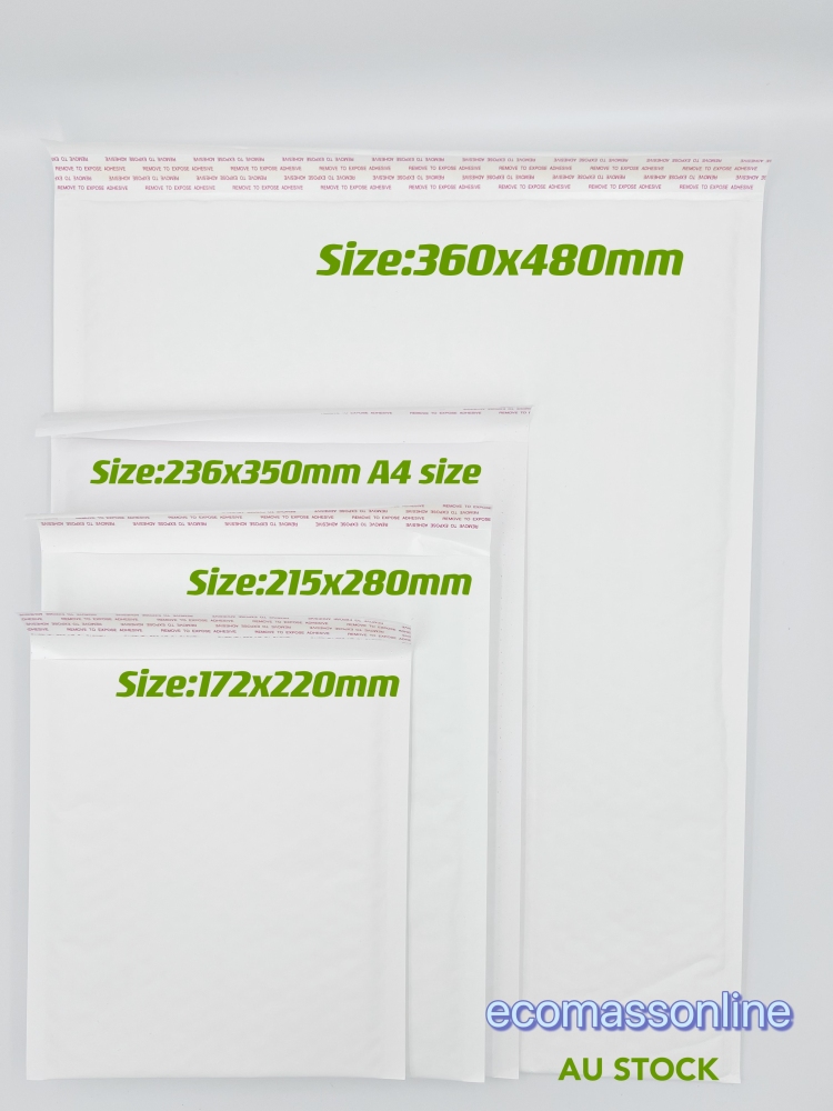 Recycling Bubble Mailers Size :360 x 480 mm