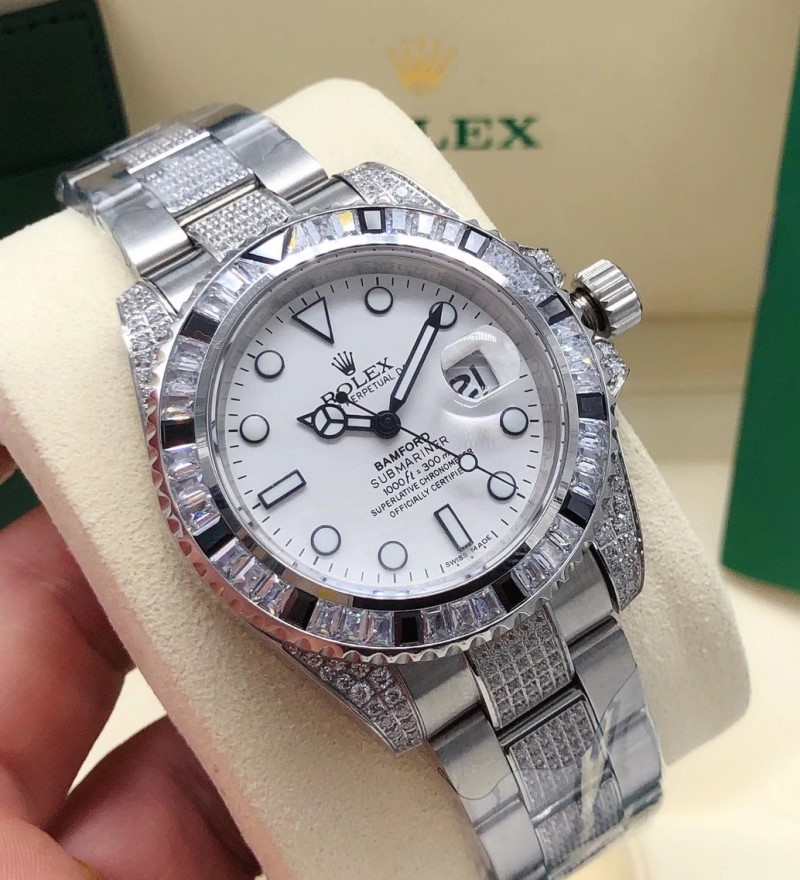 Rolex Watch AAA Quality 2813 Movement With Diamond 904L Steel 40mm Submariner