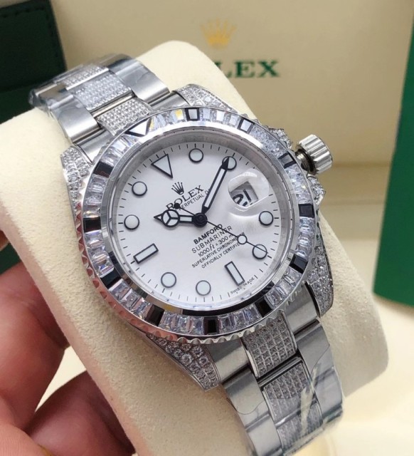 Rolex Watch AAA Quality 2813 Movement With Diamond 904L Steel 40mm Submariner