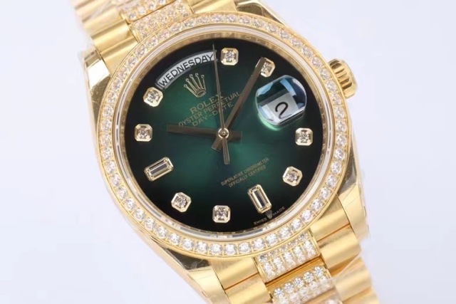 Rolex Watch 5A Quality 3255 Movement With Diamond 904L Steel 36mm Daydate Watch