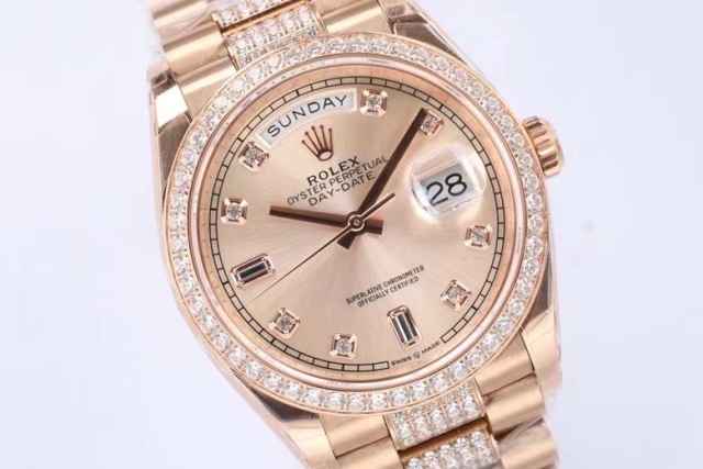 Rolex Watch 5A Quality 3255 Movement With Diamond 904L Steel 36mm Daydate Watch