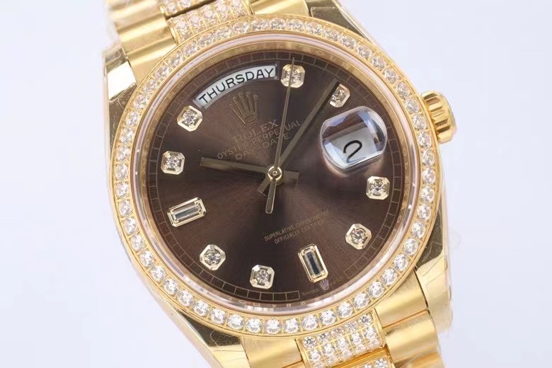 Rolex Watch 5A Quality 3255 Movement With Diamond 904L Steel 36mm Daydate Watch