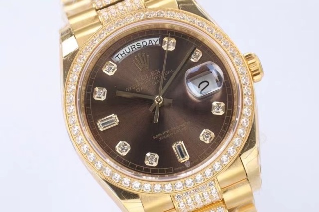 Rolex Watch 5A Quality 3255 Movement With Diamond 904L Steel 36mm Daydate Watch