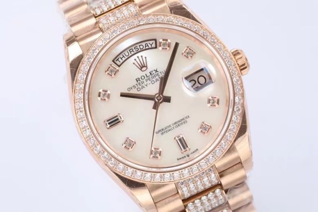 Rolex Watch 5A Quality 3255 Movement With Diamond 904L Steel 36mm Daydate Watch