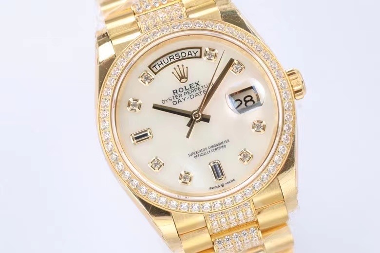 Rolex Watch 5A Quality 3255 Movement With Diamond 904L Steel 36mm Daydate Watch