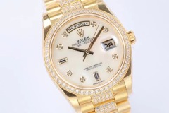 Rolex Watch 5A Quality 3255 Movement With Diamond 904L Steel 36mm Daydate Watch