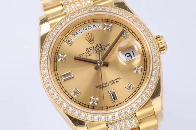 Rolex Watch 5A Quality 3255 Movement With Diamond 904L Steel 36mm Daydate Watch