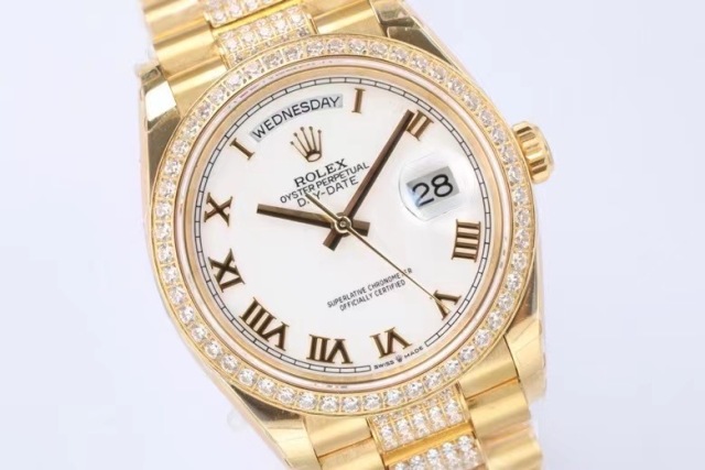 Rolex Watch 5A Quality 3255 Movement With Diamond 904L Steel 36mm Daydate Watch