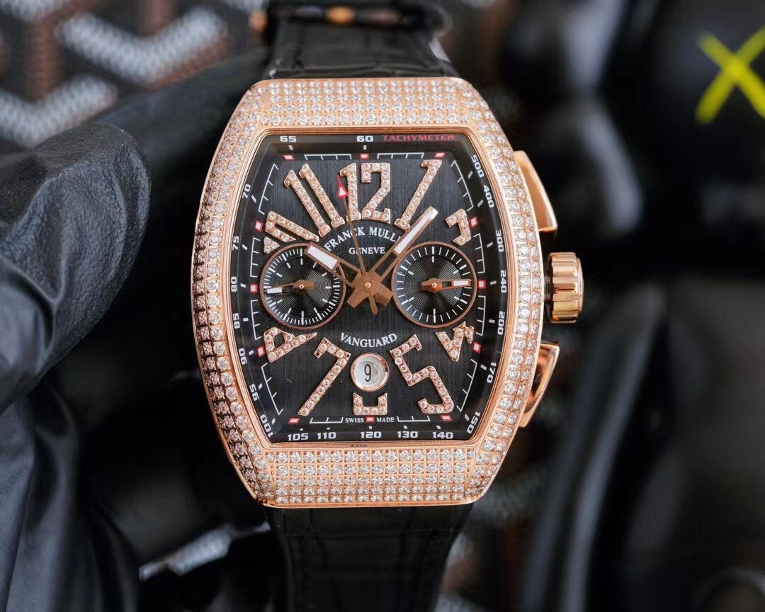 Franck Muller Watch 5A Quality 7753 Movement Diamond 44mm*55mm V45 Watch