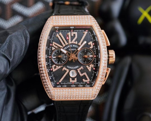 Franck Muller Watch 5A Quality 7753 Movement Diamond 44mm*55mm V45 Watch
