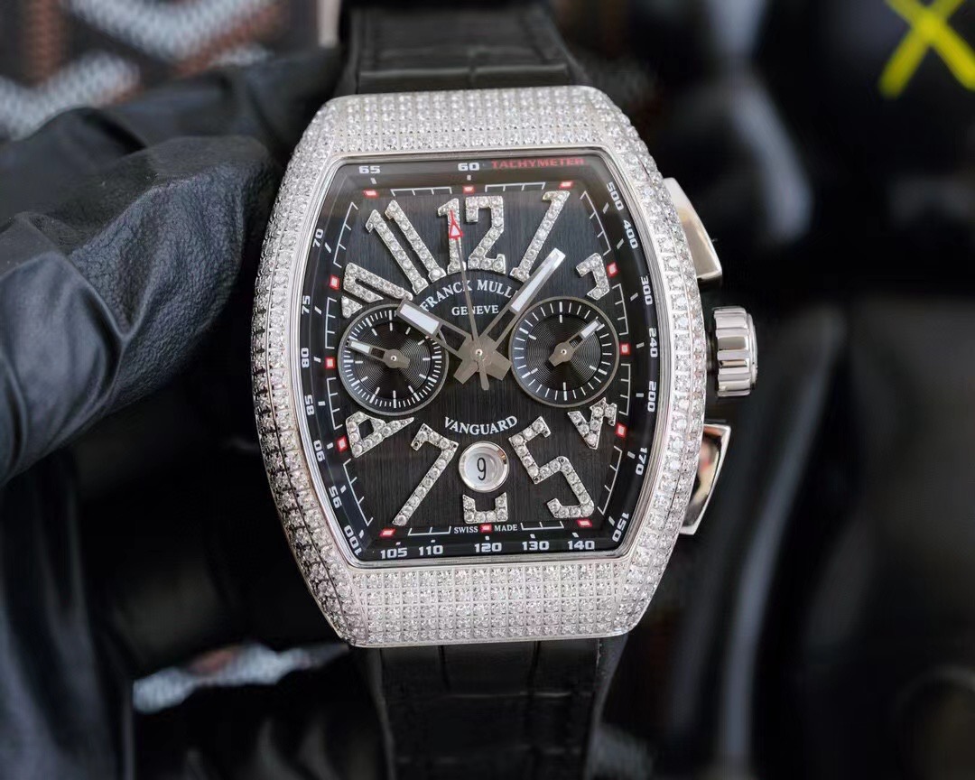 Franck Muller Watch 5A Quality 7753 Movement Diamond 44mm*55mm V45 Watch