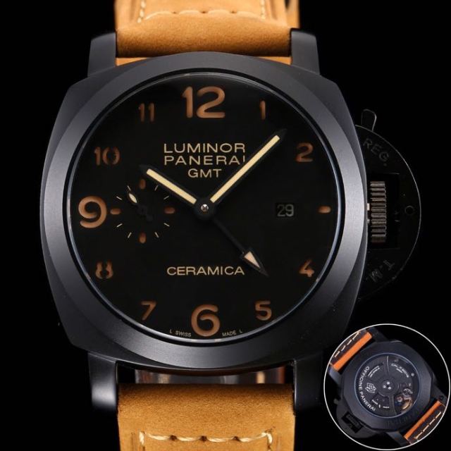 Panerai Watch 5A Quality P9001 Movement Ceramic Case 44mm Noob Factory Luminor Watch PAM441