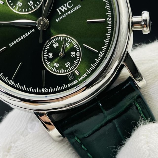 IWC Schaffhausen Watch 7750 Timing Function Movement 39mm Portofino Watch