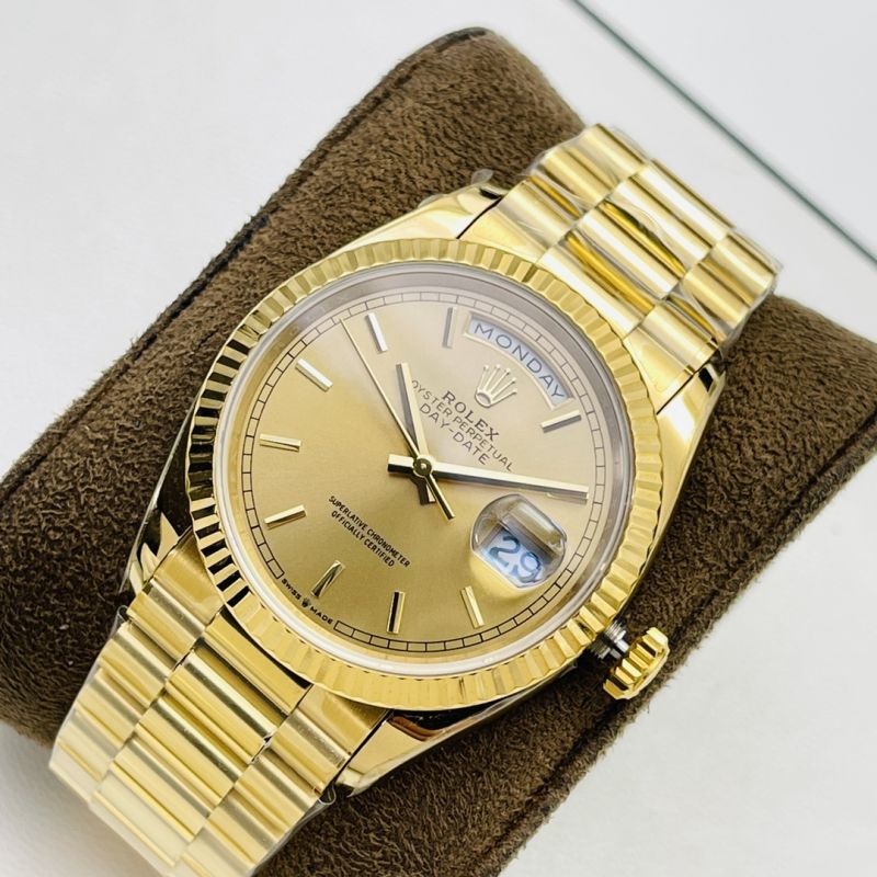 Rolex Watch 5A Quality ETA 2836 Movement 904L Steel 36mm Noob Factory Day Date Watch