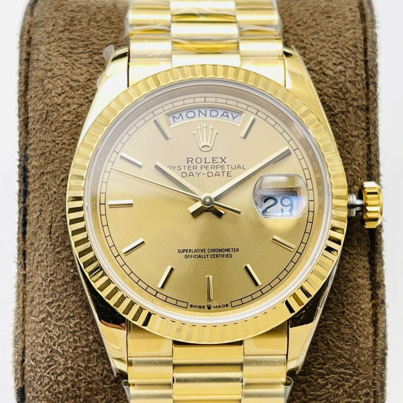 Rolex Watch 5A Quality ETA 2836 Movement 904L Steel 36mm Noob Factory Day Date Watch