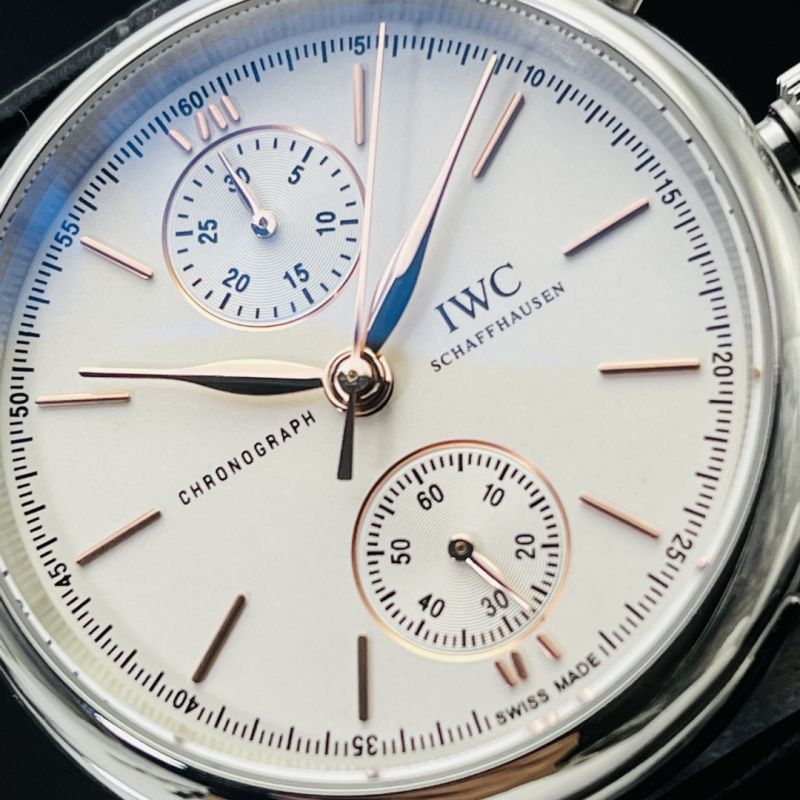 IWC Schaffhausen Watch 7750 Timing Function Movement 39mm Portofino Watch