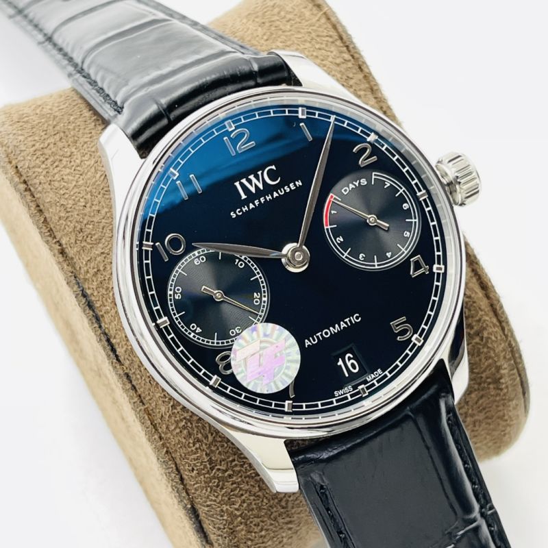 IWC Schaffhausen Watch 7 Days Power Full Function Movement 43mm Portugieser Watch