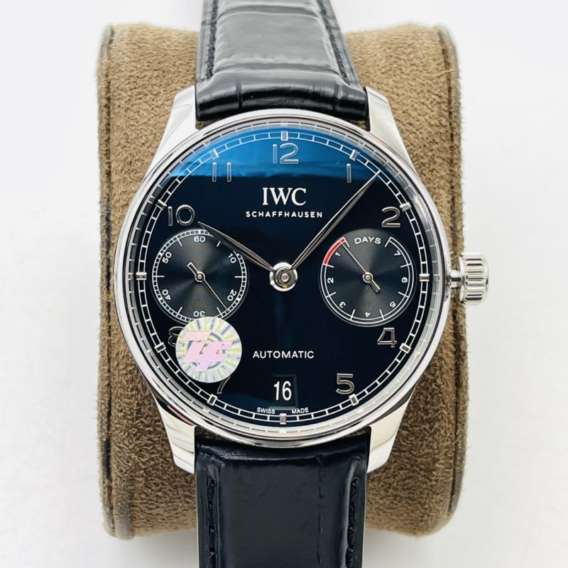 IWC Schaffhausen Watch 7 Days Power Full Function Movement 43mm Portugieser Watch