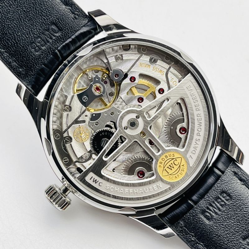 IWC Schaffhausen Watch 7 Days Power Full Function Movement 43mm Portugieser Watch