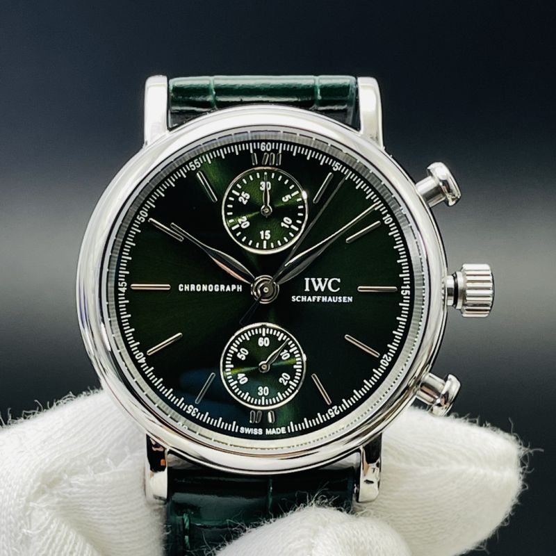 IWC Schaffhausen Watch 7750 Timing Function Movement 39mm Portofino Watch