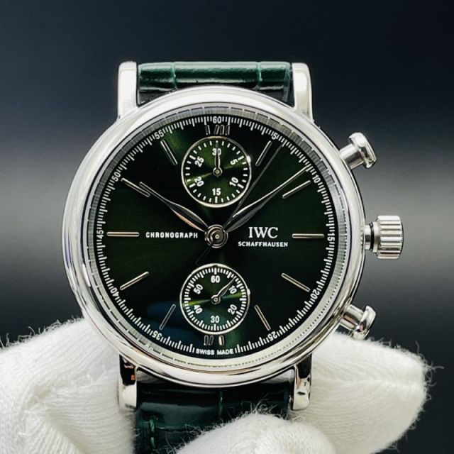 IWC Schaffhausen Watch 7750 Timing Function Movement 39mm Portofino Watch
