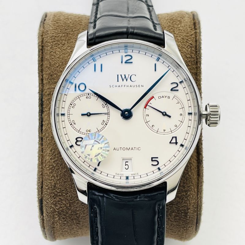 IWC Schaffhausen Watch 7 Days Power Full Function Movement 43mm Portugieser Watch