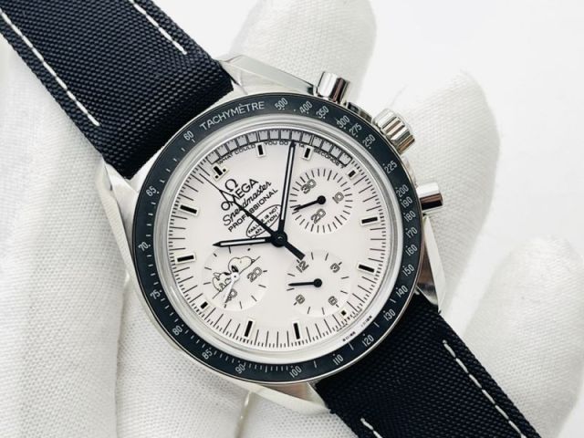 Omega Watch 5A Quality Manual Chain Timing Movement Stainless Steel 42mm Noob Factory Speedmaster Snoopy Watch