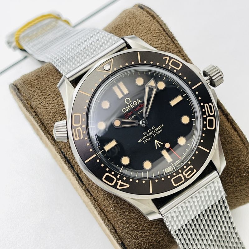 Omega Watch 5A Quality 8806 Clone Movement Titanium 43mm No Time To Die Noob Factory Seamaster Watch