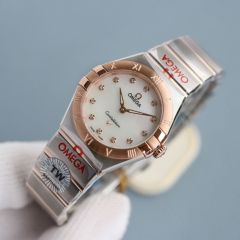 Omega Watch 5A Quality Quartz Ronda Movement 316L Steel 28mm Constellation Lady Watch