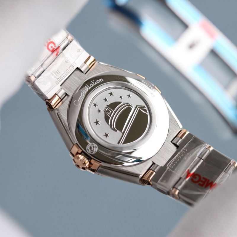 Omega Watch 5A Quality Quartz Ronda Movement 316L Steel 28mm Constellation Lady Watch