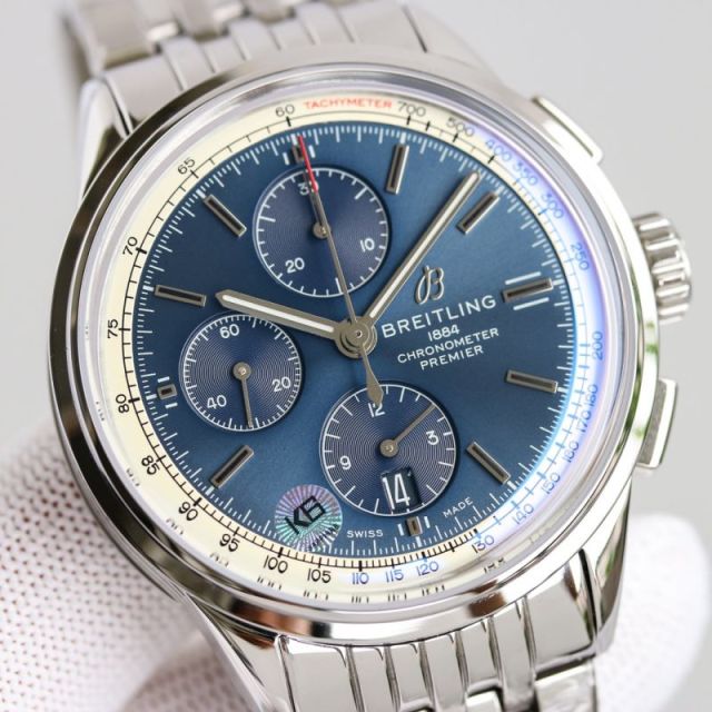 Breitling Watch 5A Quality 7750 Timing Function Movement 43mm Noob Factory Premier Watch