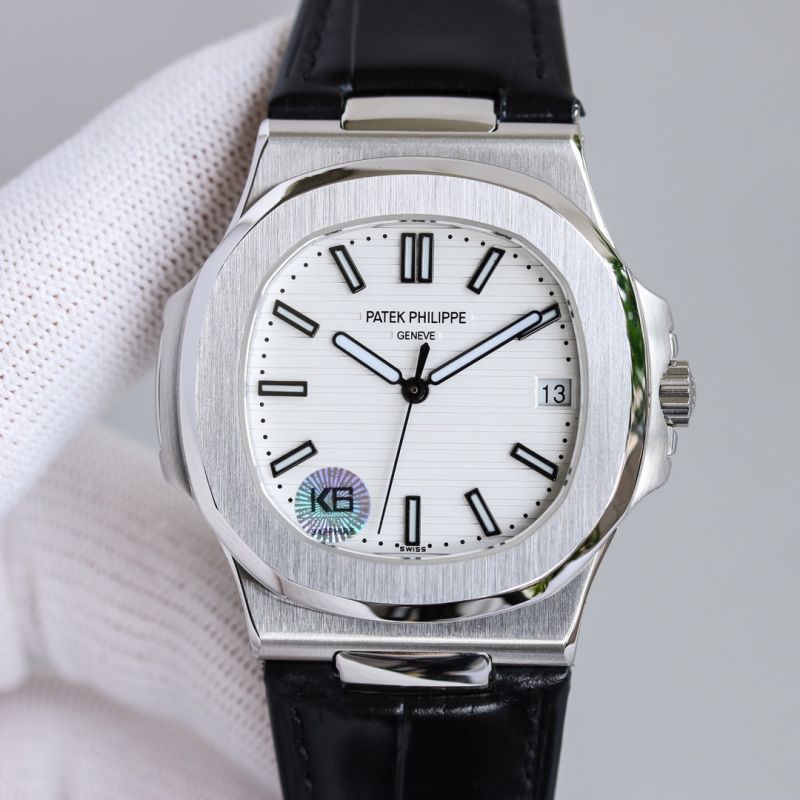 Patek Philippe PP Watch Best Quality 324 Full Function Diamond Movement 40mm Nautilus Free Leather Straps
