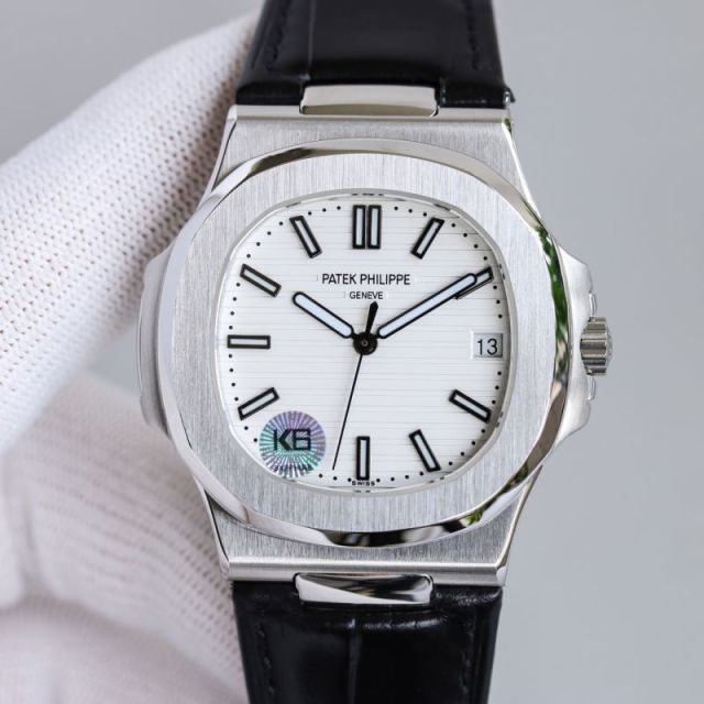 Patek Philippe PP Watch Best Quality 324 Full Function Diamond Movement 40mm Nautilus Free Leather Straps