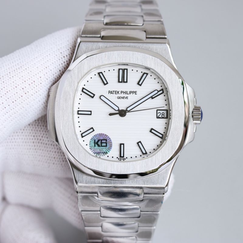 Patek Philippe PP Watch Best Quality 324 Full Function Diamond Movement 40mm Nautilus Free Leather Straps