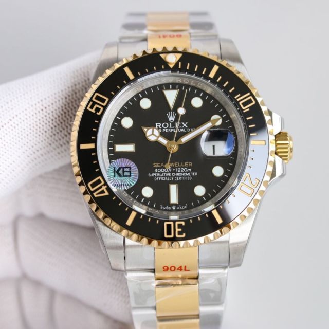 Rolex Watch 5A Quality ETA Movement 904L Steel 43mm Noob Factory Sea Dweller Watch