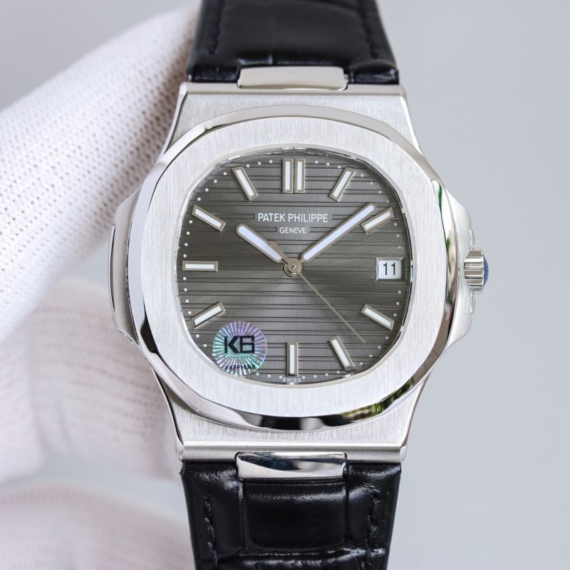 Patek Philippe PP Watch Best Quality 324 Full Function Diamond Movement 40mm Nautilus Free Leather Straps