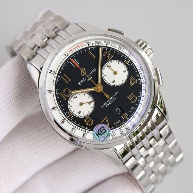 Breitling Watch 5A Quality 7750 Timing Function Movement 43mm Noob Factory Premier Watch