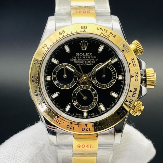 Rolex Watch 5A Quality 7750 Timing Movement 904L Steel 40mm Noob Factory Daytona Watch