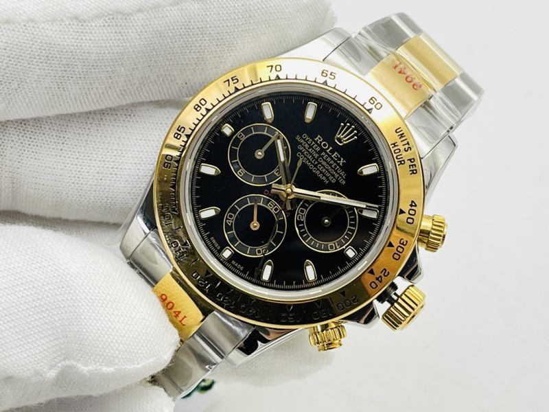 Replica Rolex Watch 5A Quality 7750 Timing Movement 904L Steel 1：1 40mm Noob Factory Daytona Watch