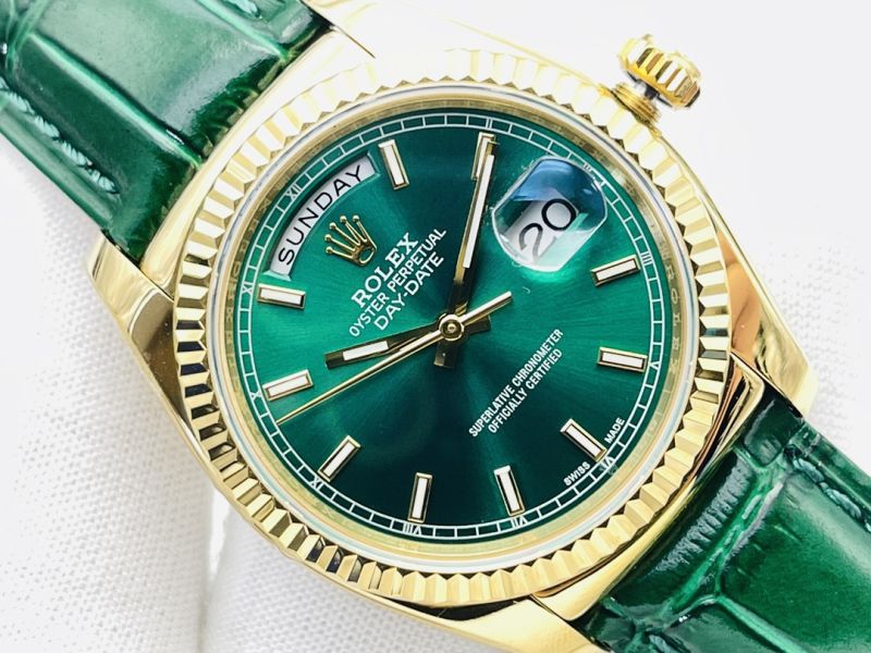 Rolex Watch 5A Quality ETA 2836 Movement 904L Steel 36mm Noob Factory Day Date Watch
