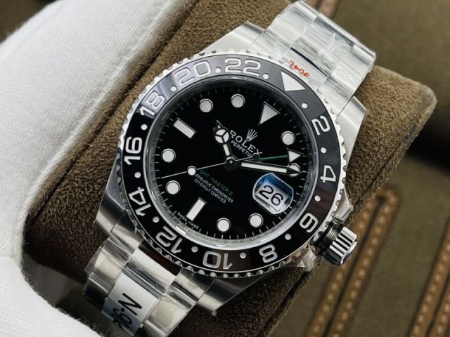 Rolex Watch 5A Quality ETA Movement 904L Steel Batman 40mm Noob Factory GMT Master Watch