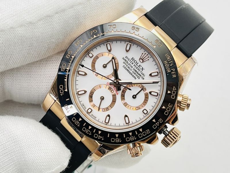 Replica Rolex Watch 5A Quality 7750 Timing Movement 904L Steel 1：1 40mm Noob Factory Daytona Watch