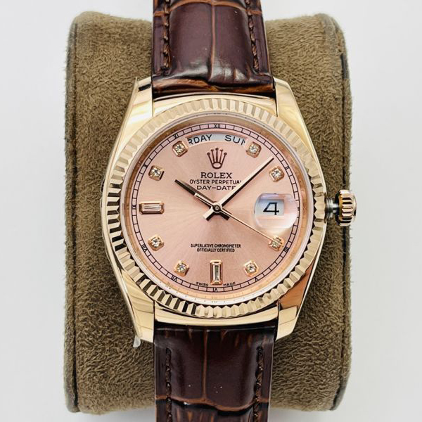 Rolex Watch 5A Quality ETA 2836 Movement 904L Steel 36mm Noob Factory Day Date Watch