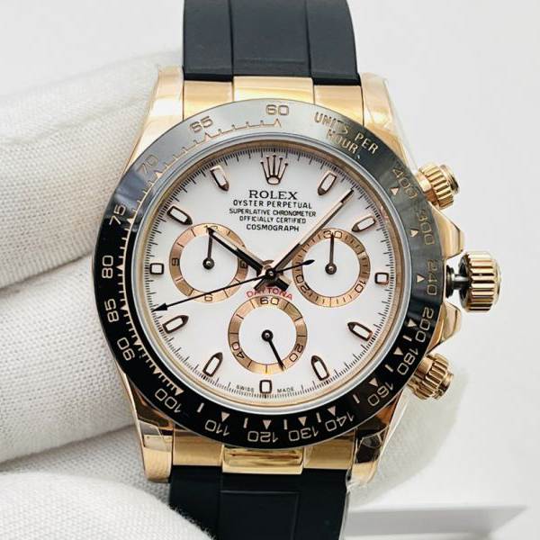 Replica Rolex Watch 5A Quality 7750 Timing Movement 904L Steel 1：1 40mm Noob Factory Daytona Watch