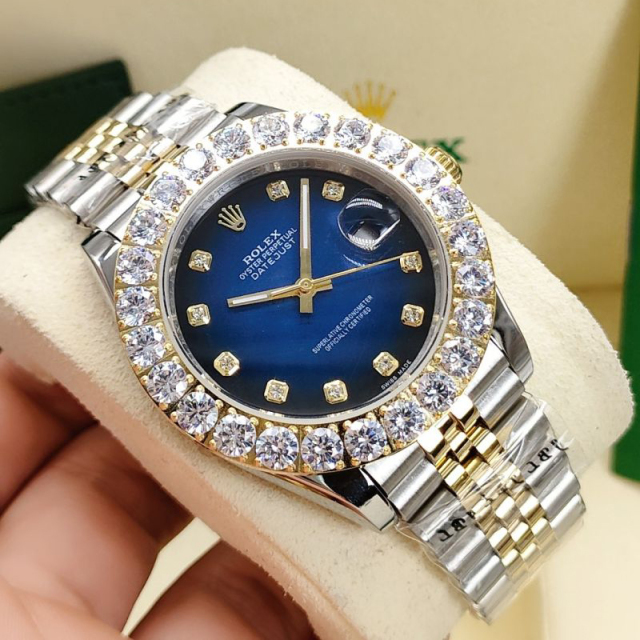 Rolex Watch 3A Quality 2813 Movement 316L Steel Full Diamond 43mm AAA Factory Datejust Watch