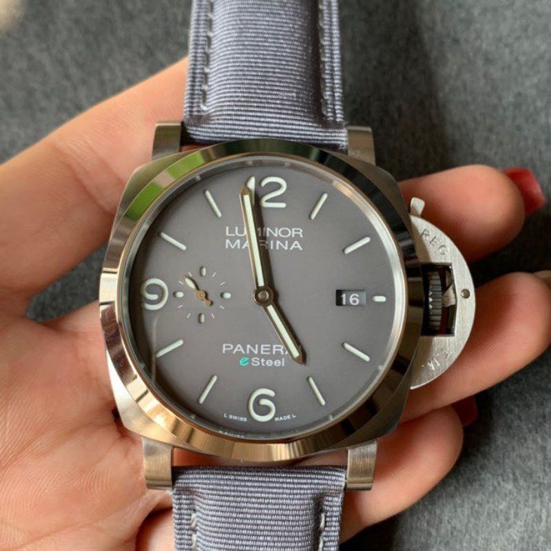 Replica Panerai 5A Quality ETA Movement Stainless Steel 1：1 44mm Noob Factory Luminor Watch