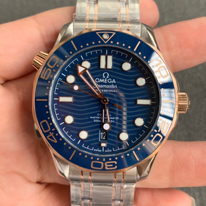 Replica Omega 5A Quality 8800 Movement Stainless Steel 1：1 43mm VS Factory Seamaster Watch